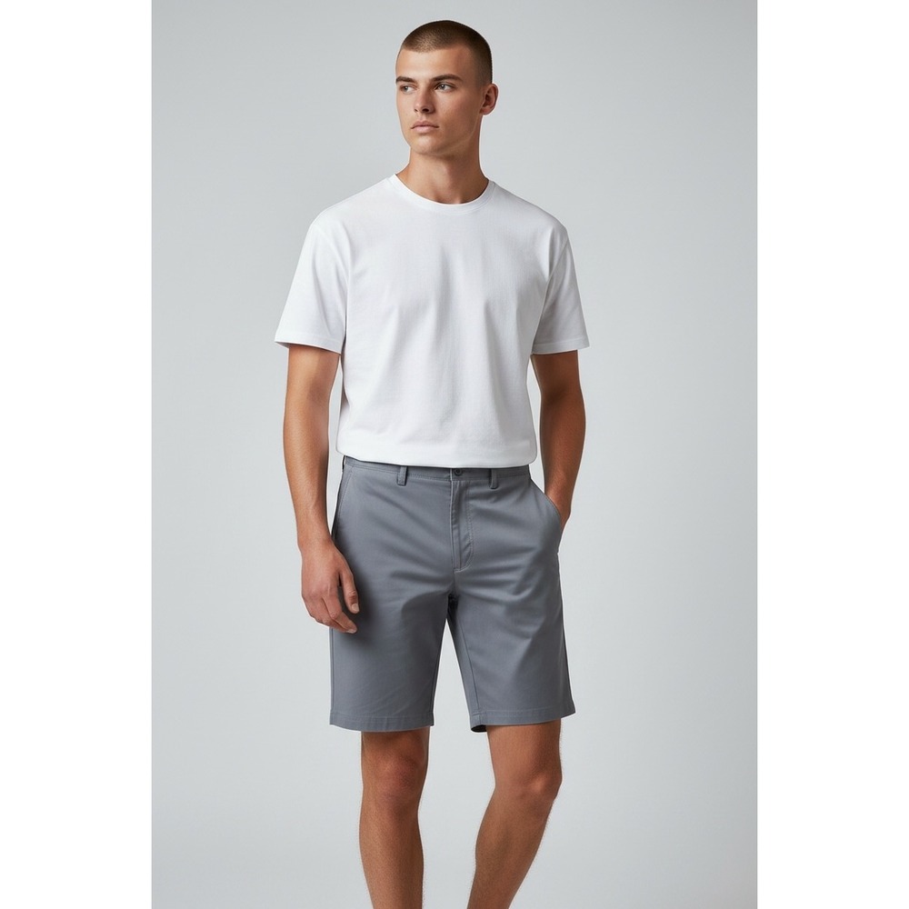 Ben Hogan Mens Grey Performance Golf Shorts Size 32 Athletic Sportswear